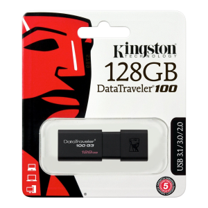 Kingston 128GB 100 G3 USB 3.0 Data Traveler