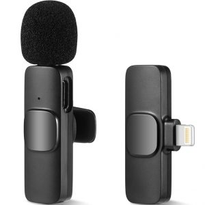 K9 Single Wireless Clip Microphone Type C & Lightning